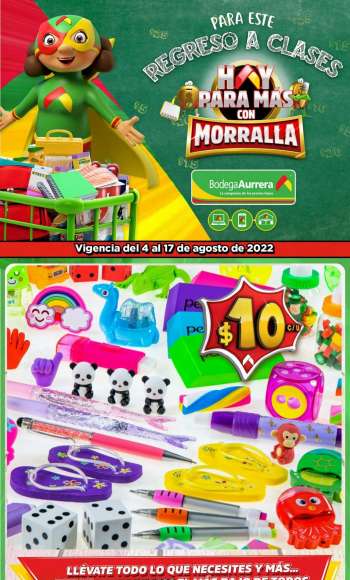 Folleto actual Bodega Aurrerá - 4.8.2022 - 17.8.2022.