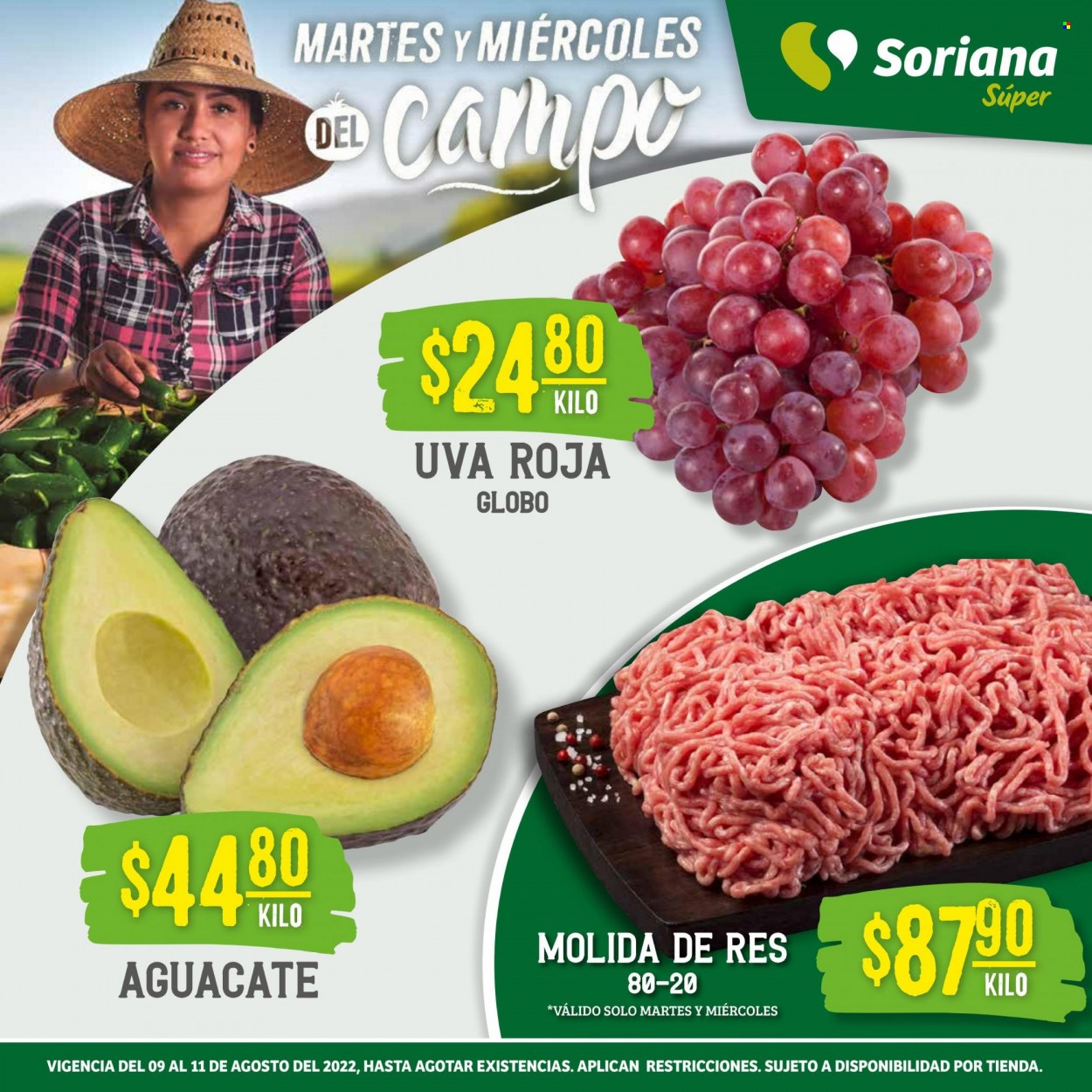 Catálogo Soriana Súper - 9.8.2022 - 11.8.2022. Página 1