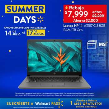 Folleto actual Walmart.