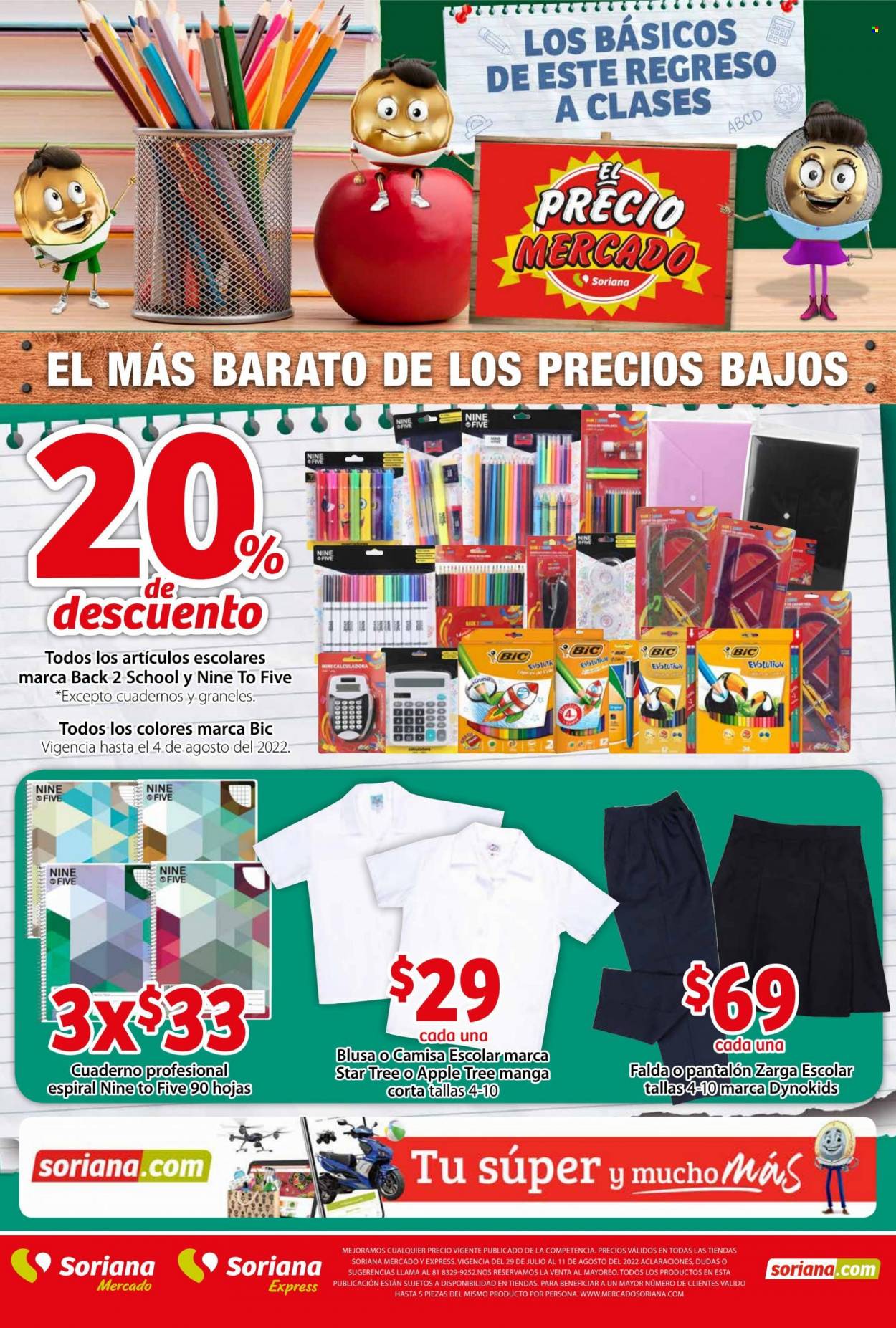Catálogo Soriana - 29.7.2022 - 11.8.2022. Página 1