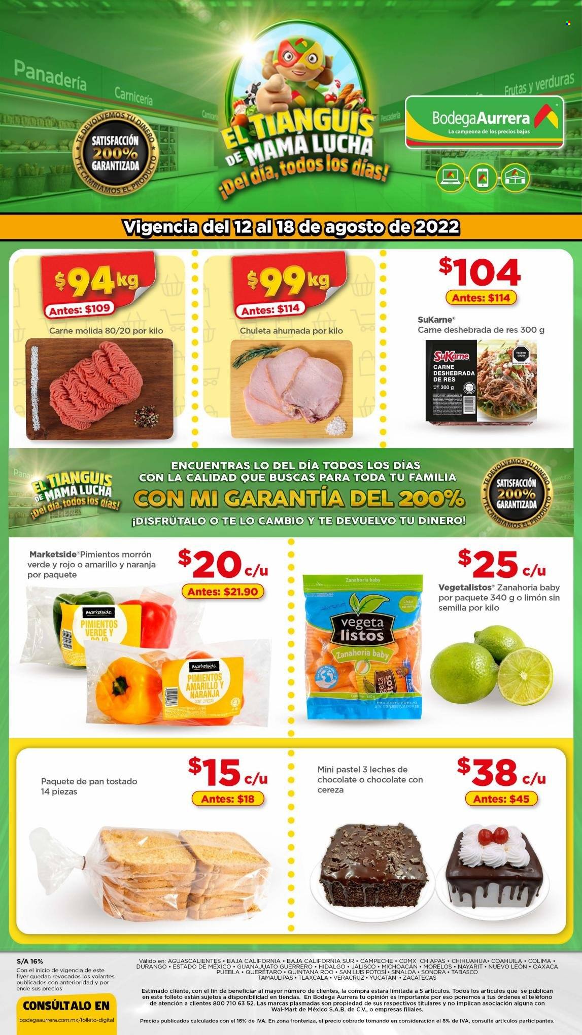 Catálogo Bodega Aurrerá - 12.8.2022 - 18.8.2022. Página 1