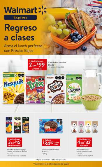 Folleto actual Walmart Express - 13.8.2022 - 31.8.2022.