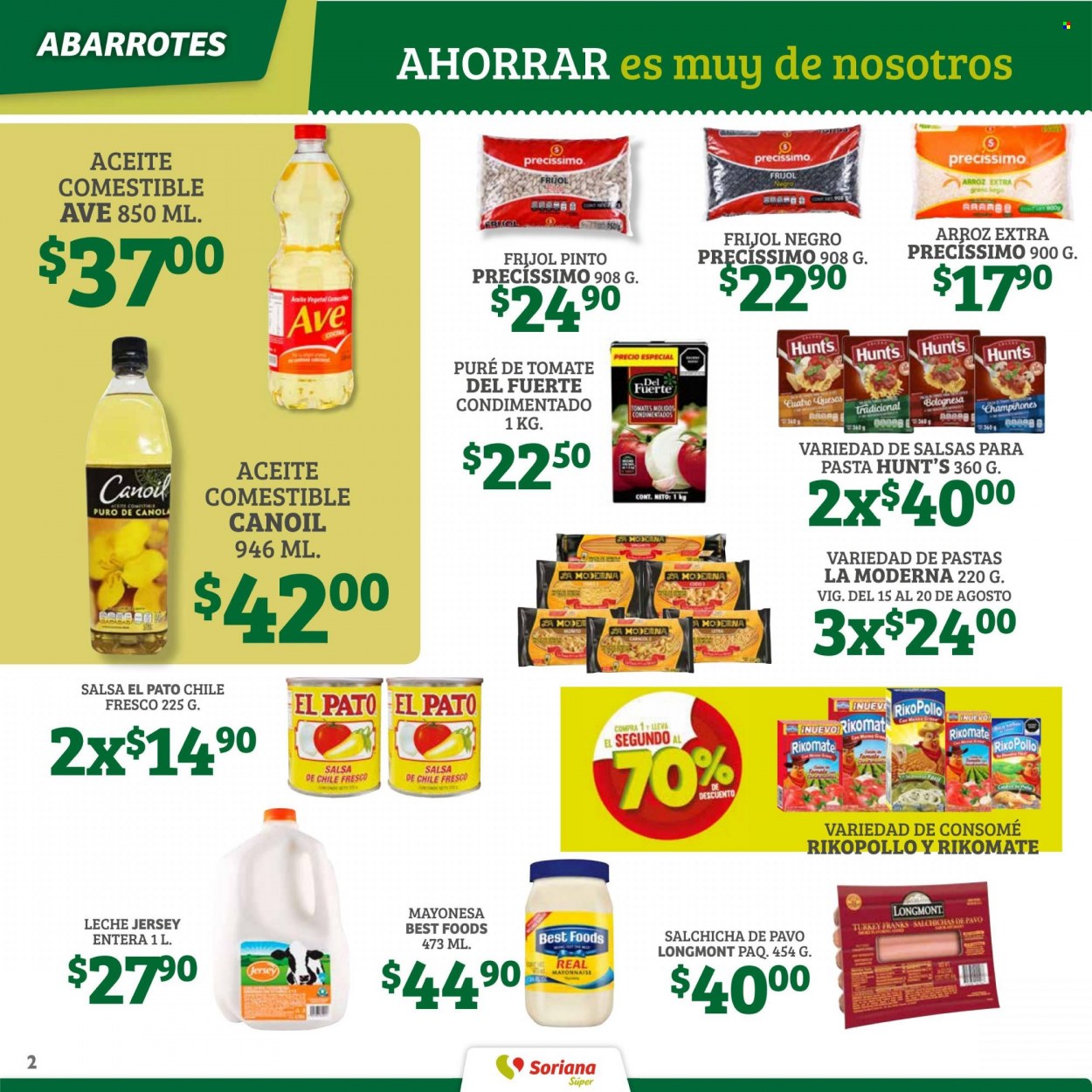 Catálogo Soriana Súper - 15.8.2022 - 30.8.2022. Página 2