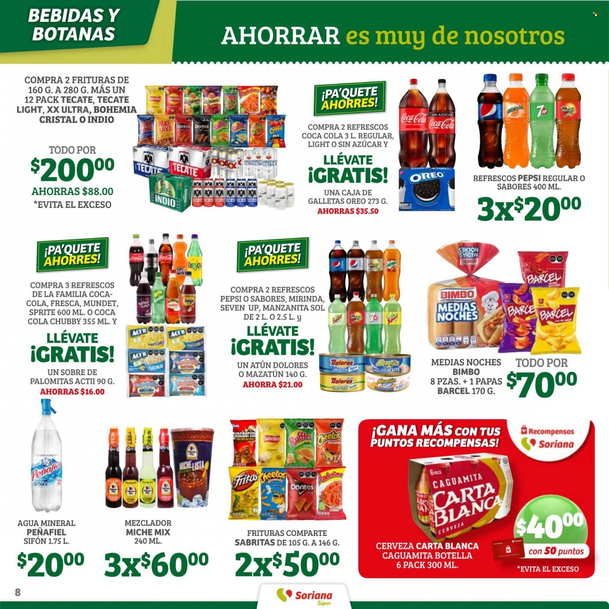 Catálogo Soriana Súper - 15.8.2022 - 30.8.2022. Página 8