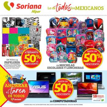Folleto actual Soriana Híper - 19.8.2022 - 19.8.2022.