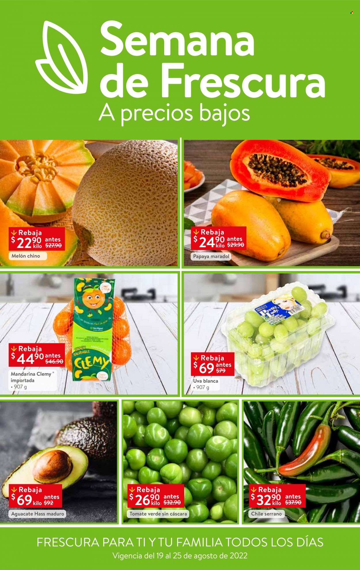 Catálogo Walmart Express - 19.8.2022 - 25.8.2022. Página 1