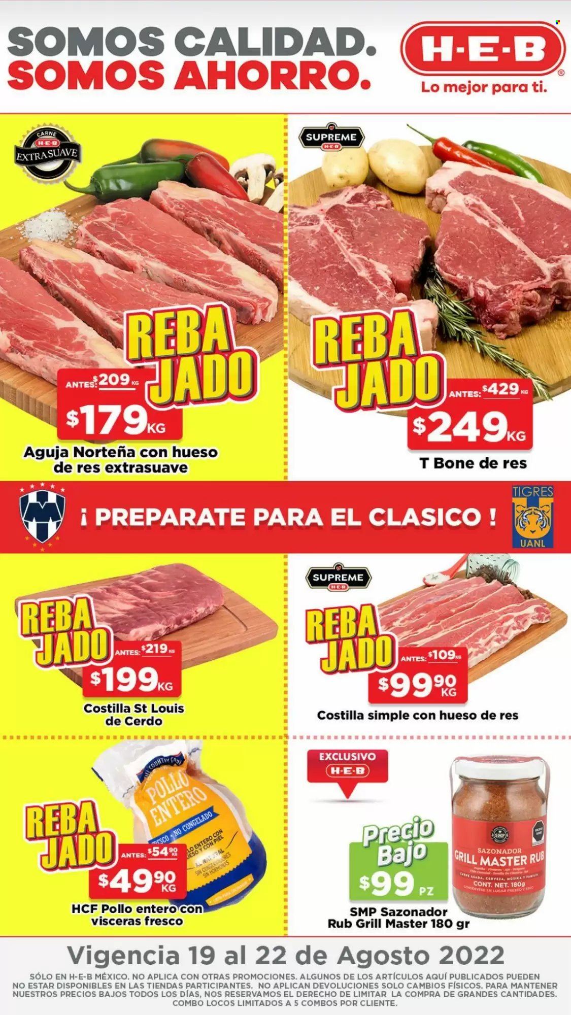 Catálogo H-E-B - 19.8.2022 - 22.8.2022. Página 1