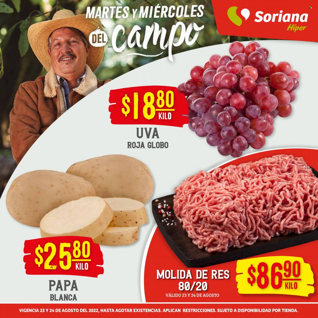 Catálogo Soriana Híper - 23.8.2022 - 24.8.2022. Página 1