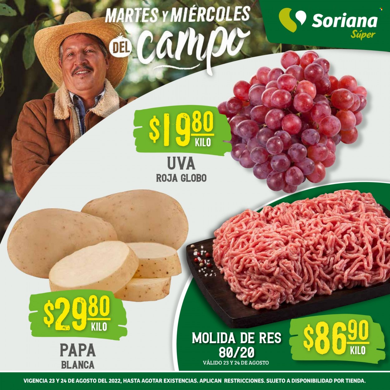 Catálogo Soriana Súper - 23.8.2022 - 24.8.2022. Página 1