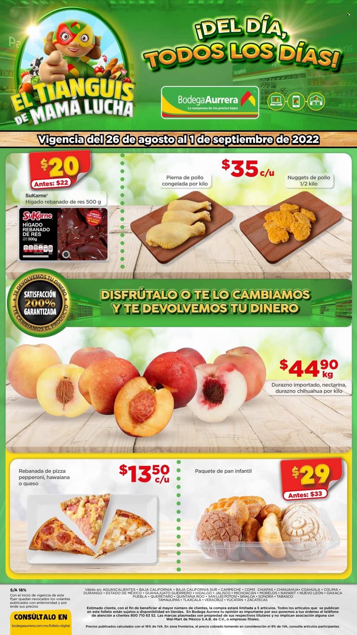 Catálogo Bodega Aurrerá - 26.8.2022 - 1.9.2022. Página 1