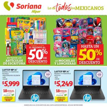 Folleto actual Soriana Híper - 26.8.2022 - 29.8.2022.
