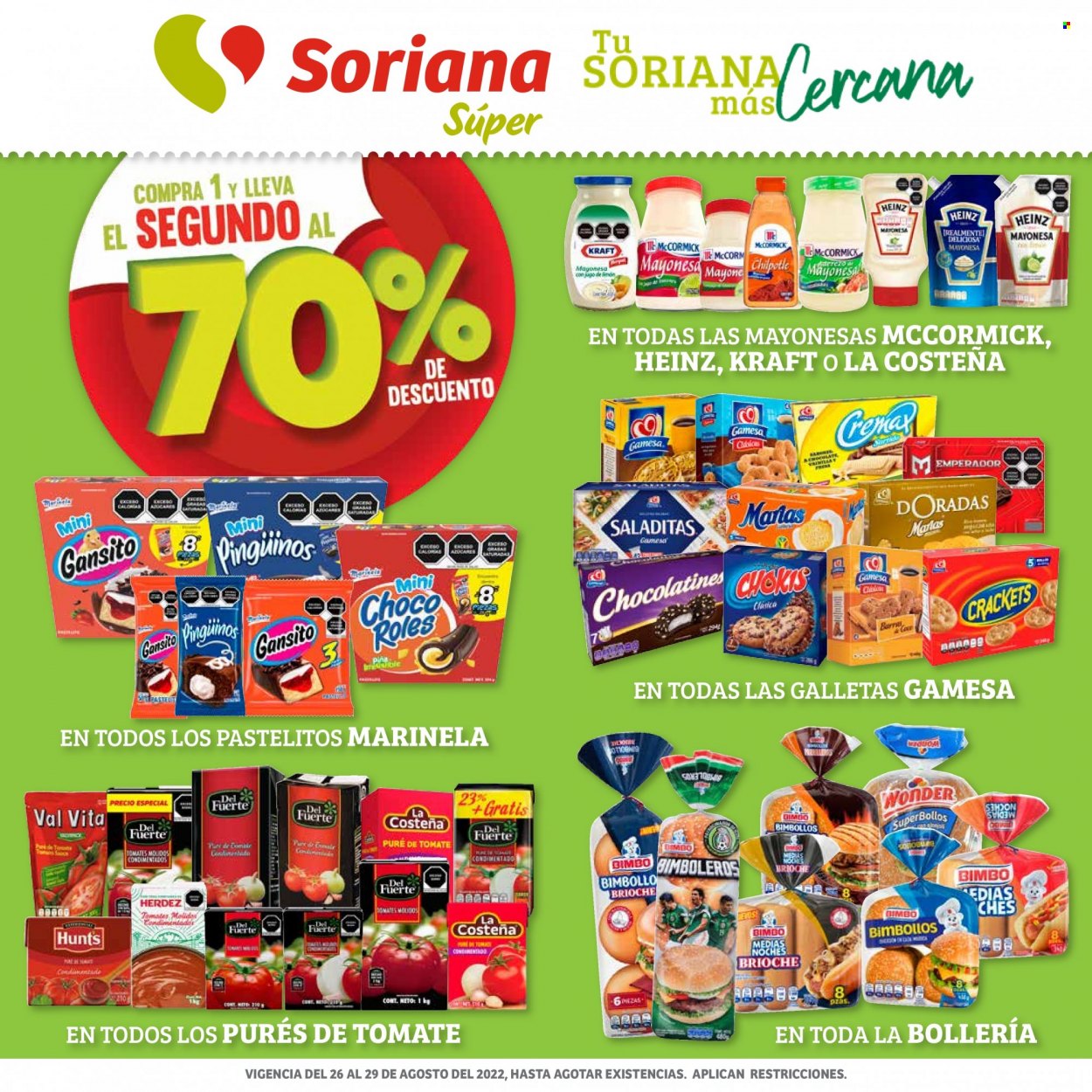 Catálogo Soriana Súper - 26.8.2022 - 29.8.2022. Página 1