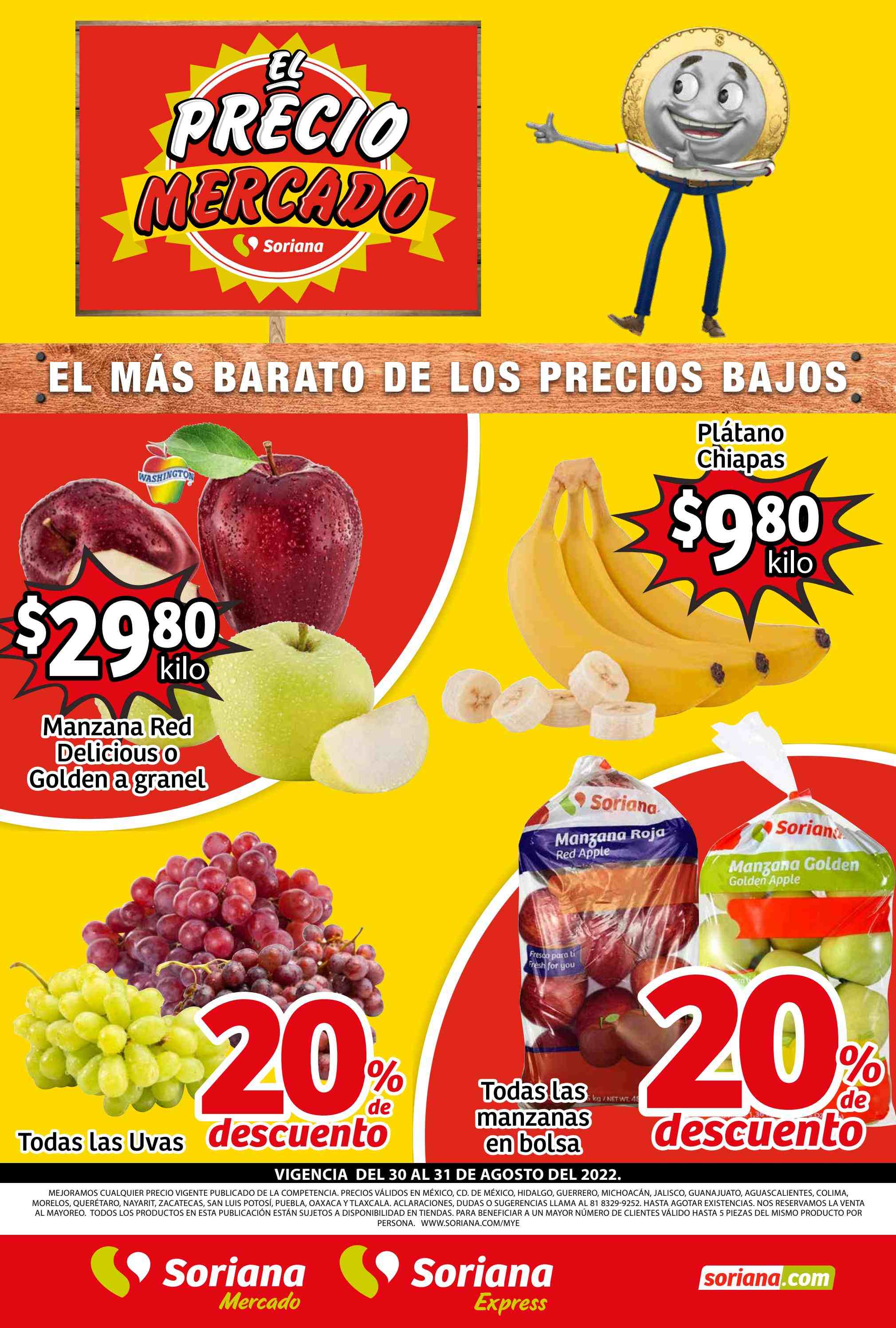 Catálogo Soriana - 30.8.2022 - 31.8.2022. Página 1