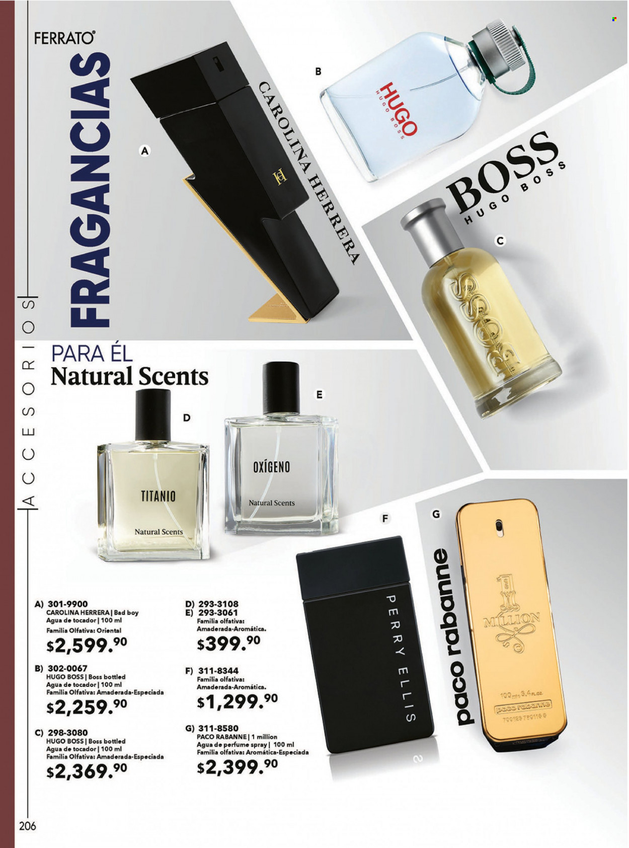 thumbnail - Folleto actual Andrea - Ventas - Hugo Boss, perfume. Página 206.