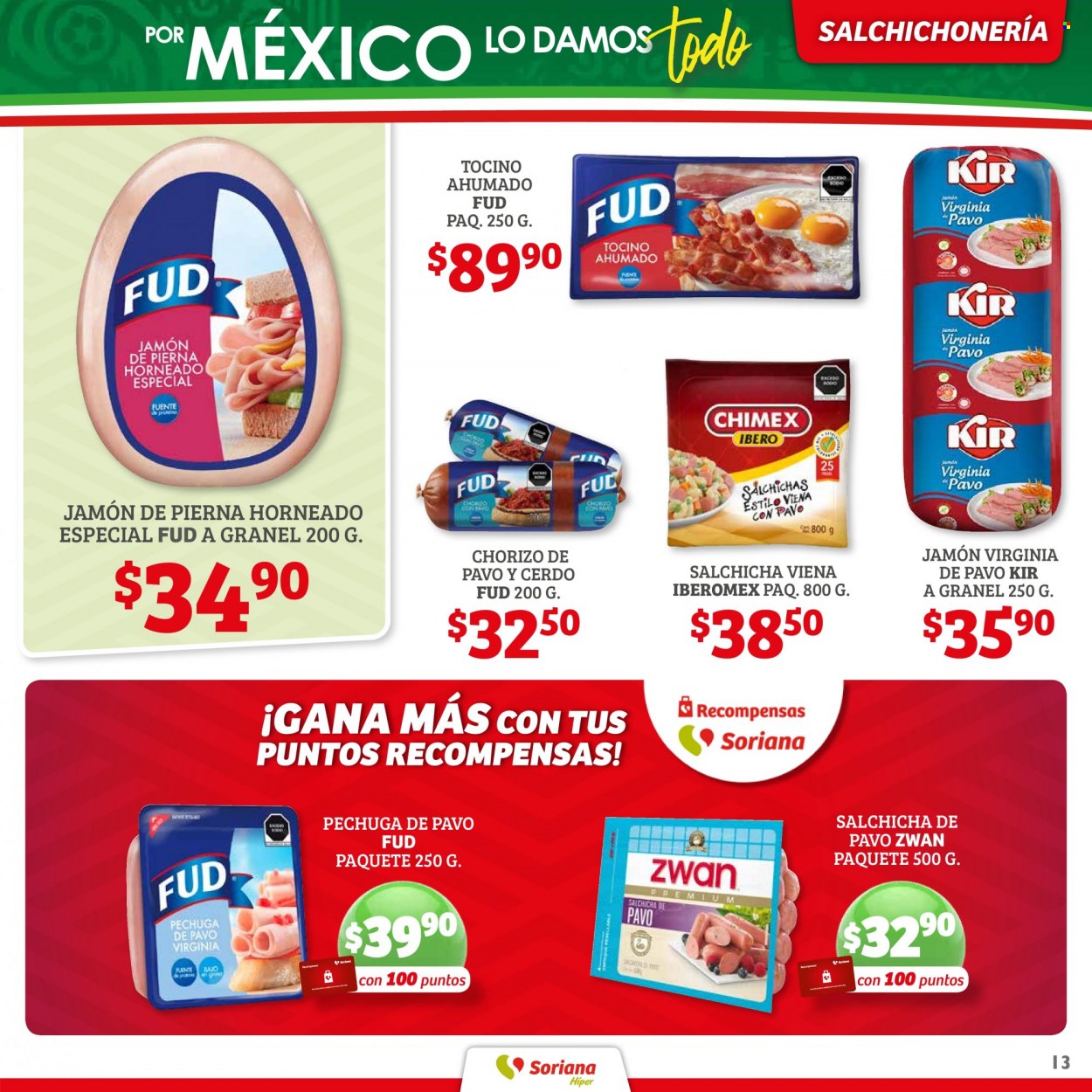 Catálogo Soriana Híper - 31.8.2022 - 13.9.2022. Página 13