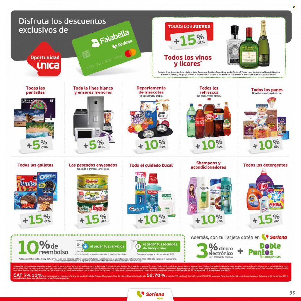 Catálogo Soriana Híper - 31.8.2022 - 13.9.2022. Página 35