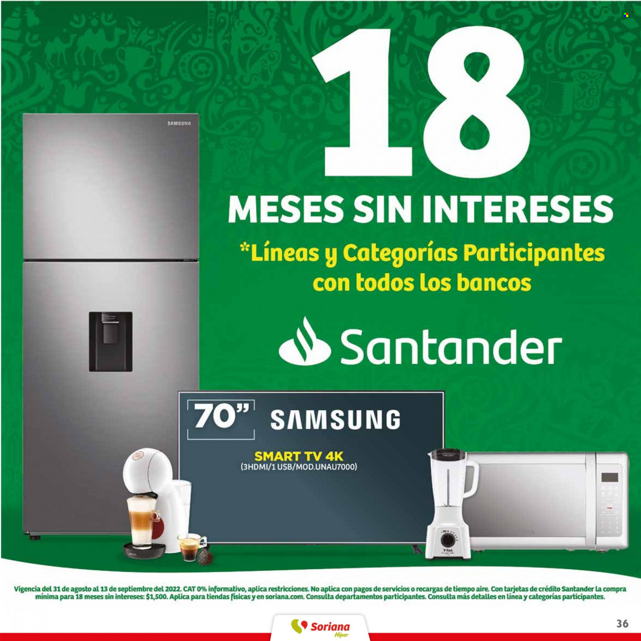 Catálogo Soriana Híper - 31.8.2022 - 13.9.2022. Página 36