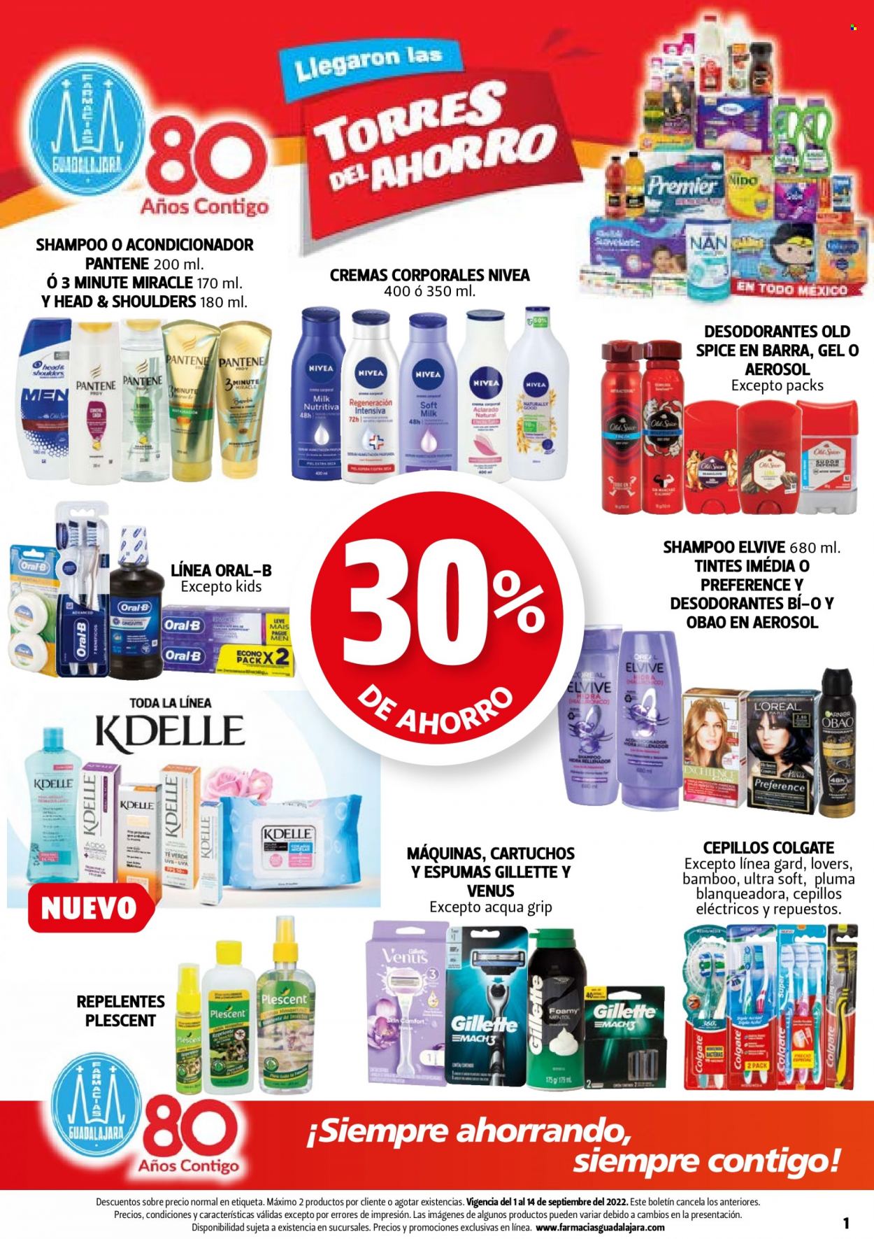 Catálogo Farmacias Guadalajara - 1.9.2022 - 14.9.2022. Página 1