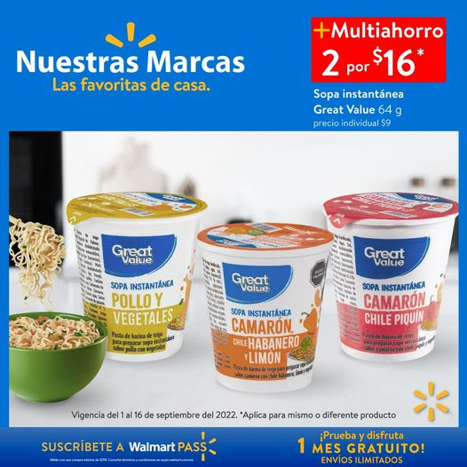 Catálogo Walmart - 1.9.2022 - 16.9.2022. Página 1