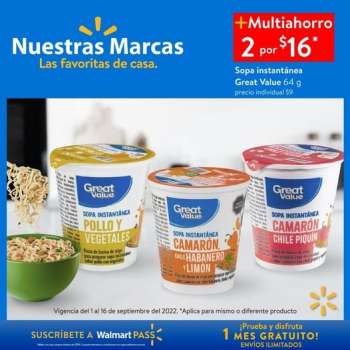 Folleto actual Walmart - 1.9.2022 - 16.9.2022.