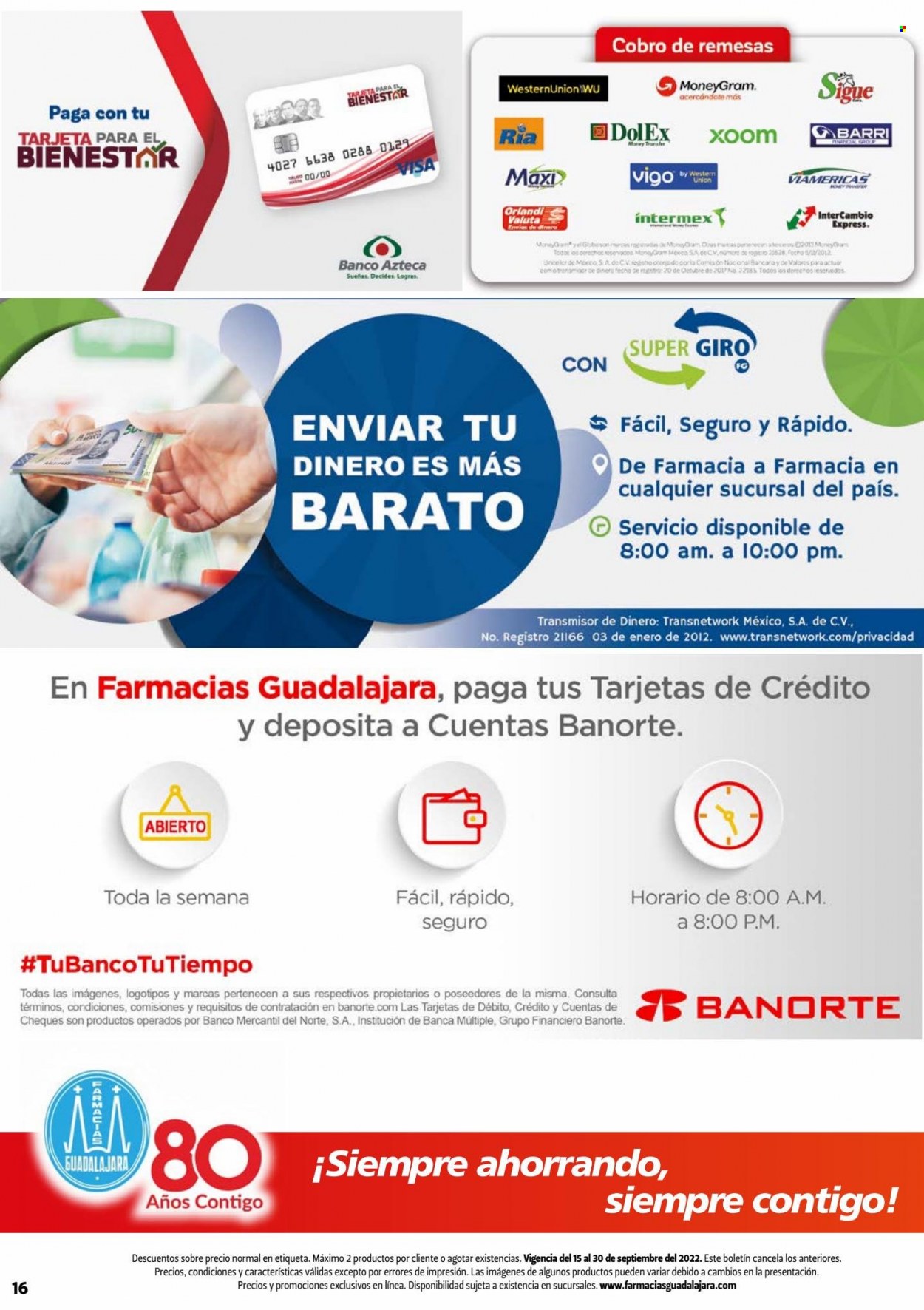 Catálogo Farmacias Guadalajara - 15.9.2022 - 30.9.2022. Página 16