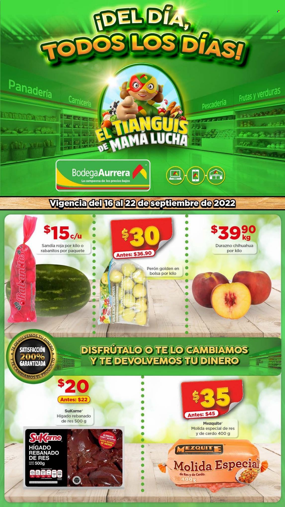 Catálogo Bodega Aurrerá - 16.9.2022 - 22.9.2022. Página 1