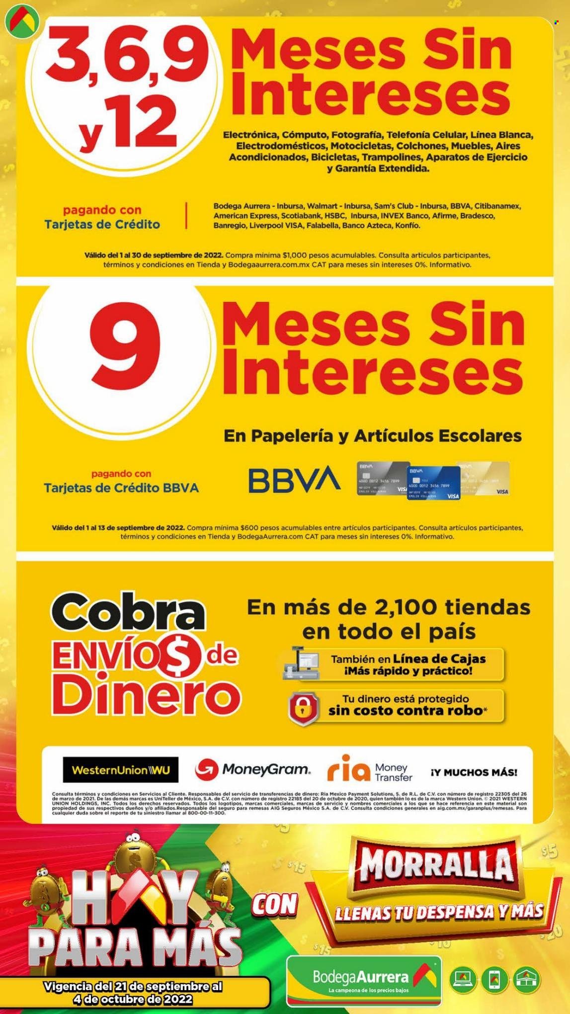 Catálogo Bodega Aurrerá - 21.9.2022 - 4.10.2022. Página 6