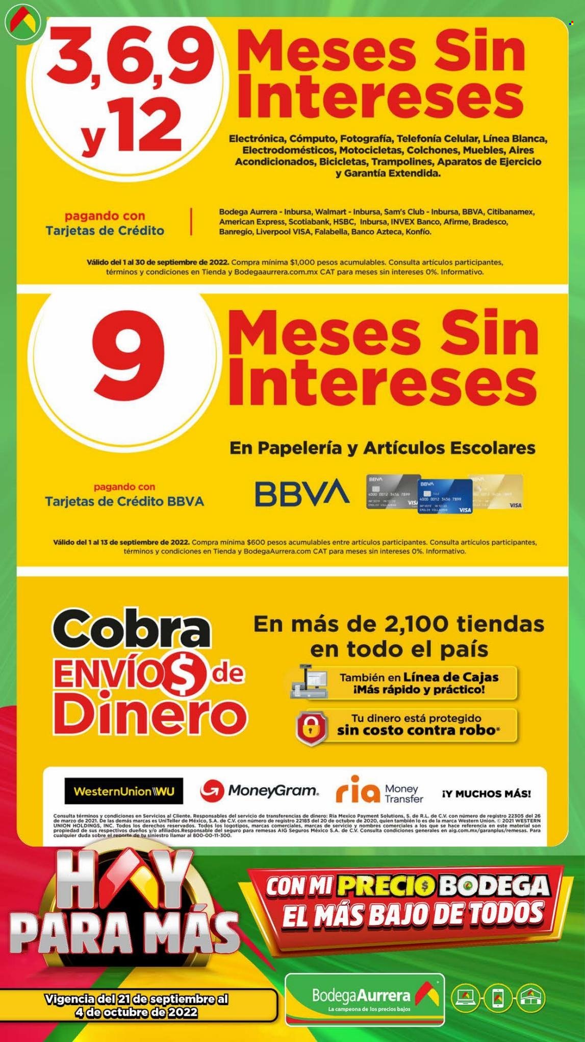 Catálogo Bodega Aurrerá - 21.9.2022 - 4.10.2022. Página 17