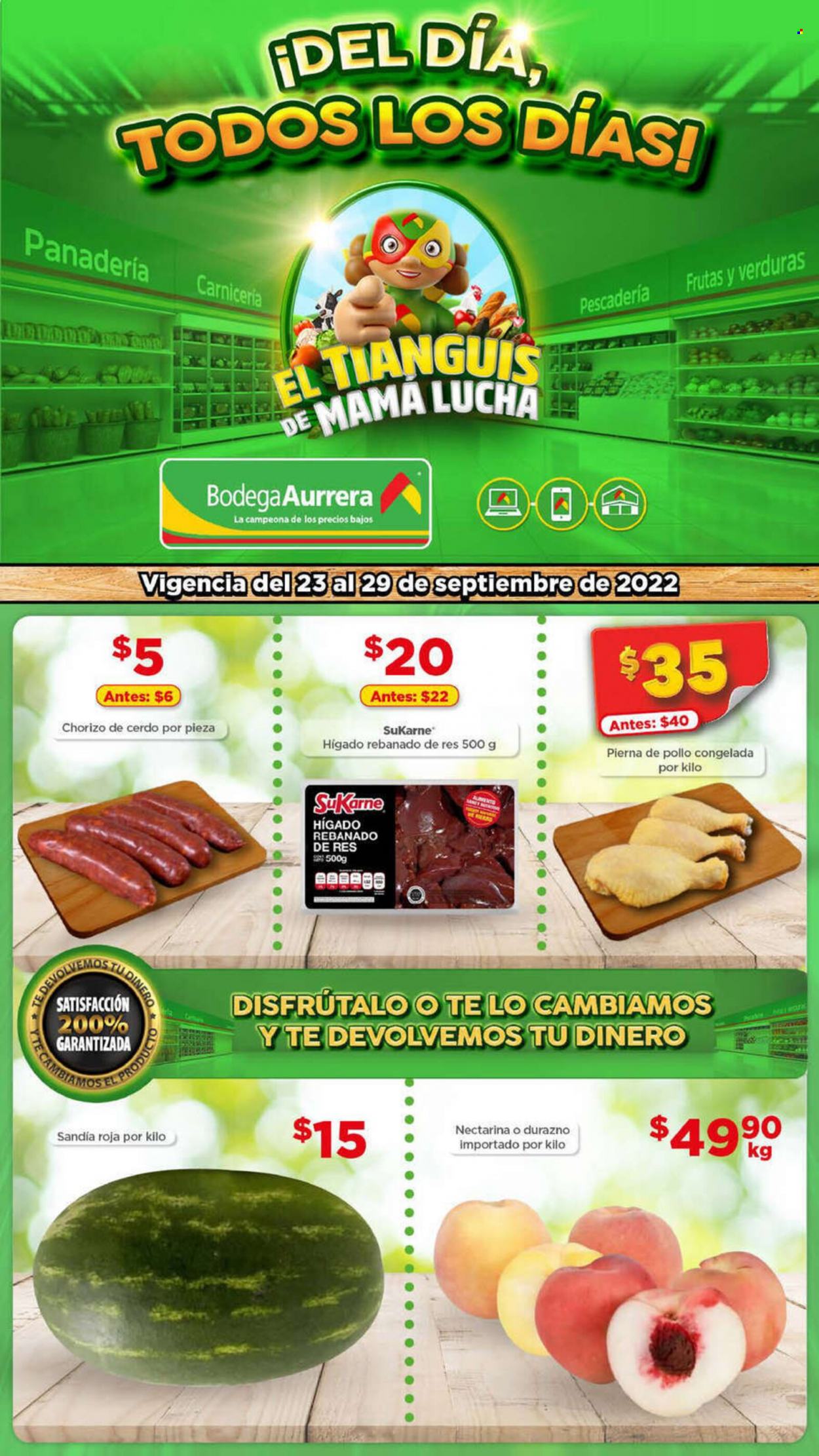 Catálogo Bodega Aurrerá - 23.9.2022 - 29.9.2022. Página 1