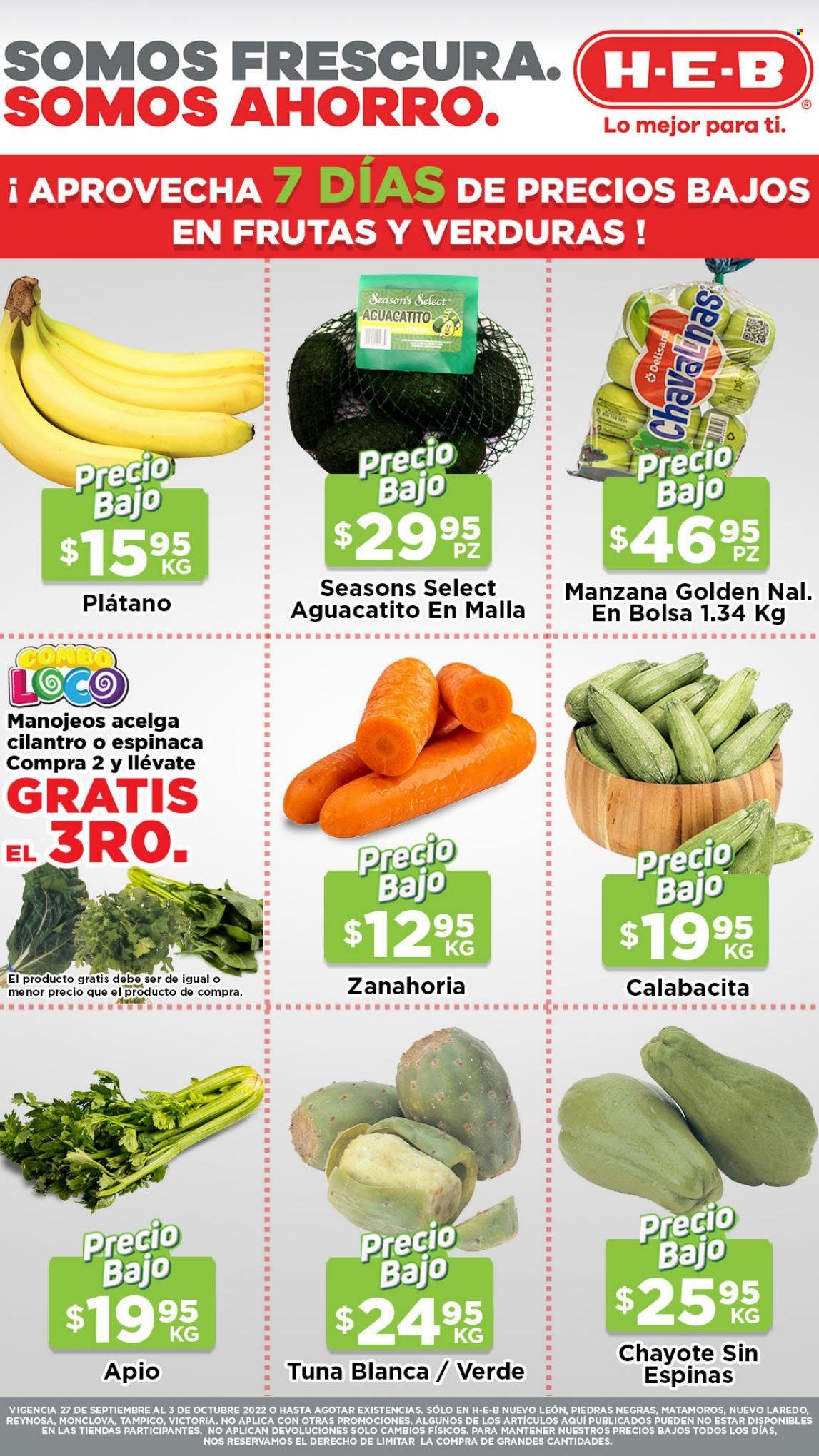 Catálogo H-E-B - 27.9.2022 - 3.10.2022. Página 1