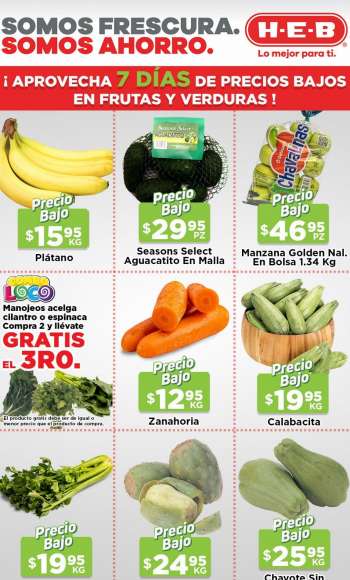 Folleto actual H-E-B - 27.9.2022 - 3.10.2022.