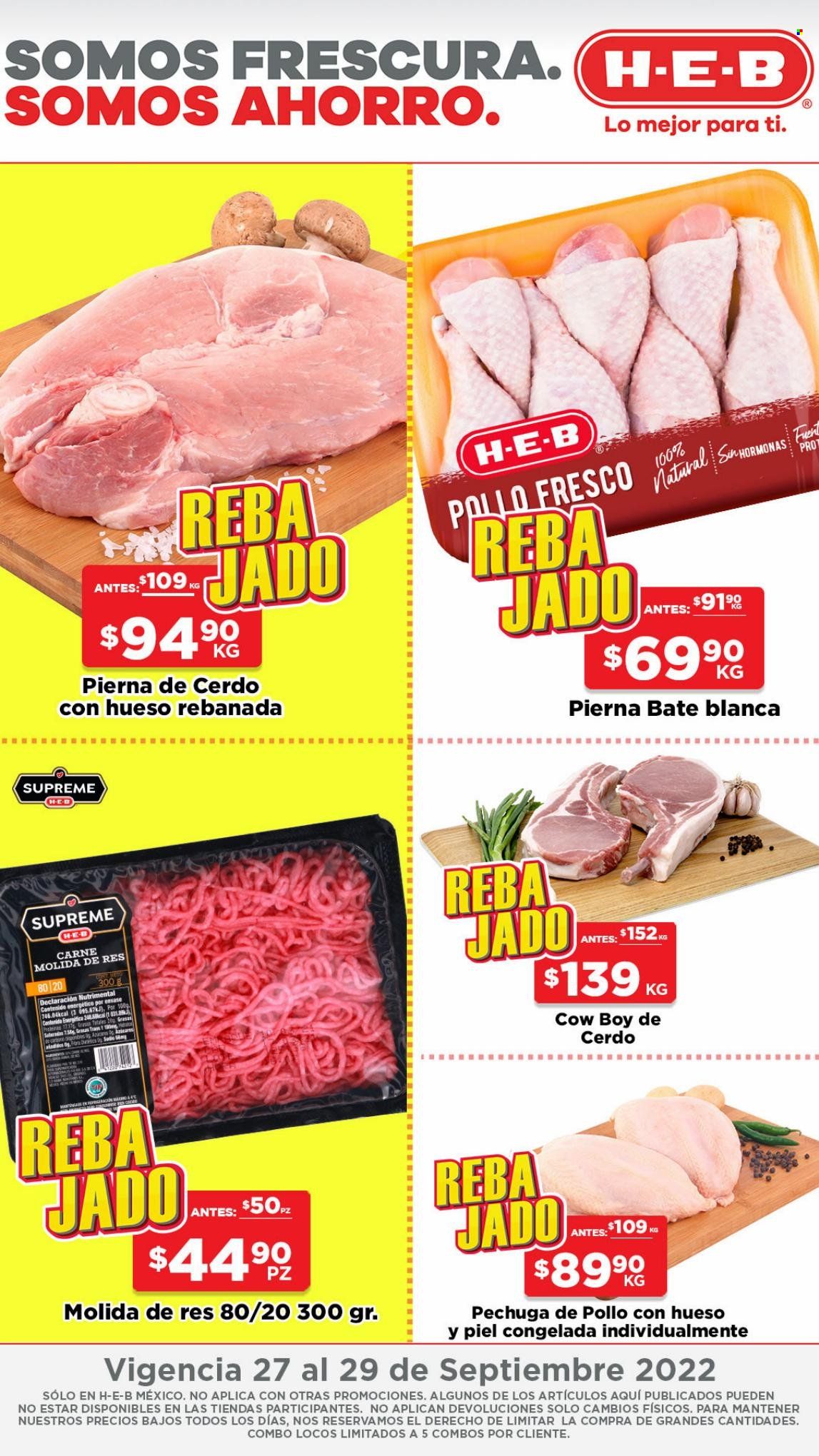 Catálogo H-E-B - 27.9.2022 - 29.9.2022. Página 1