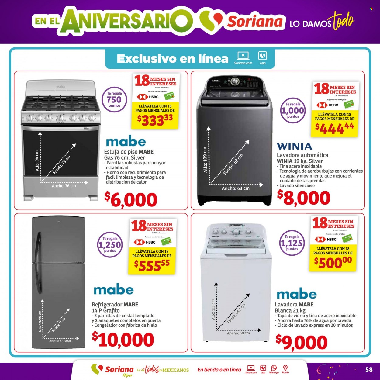 Catálogo Soriana Híper - 29.9.2022 - 13.10.2022. Página 58