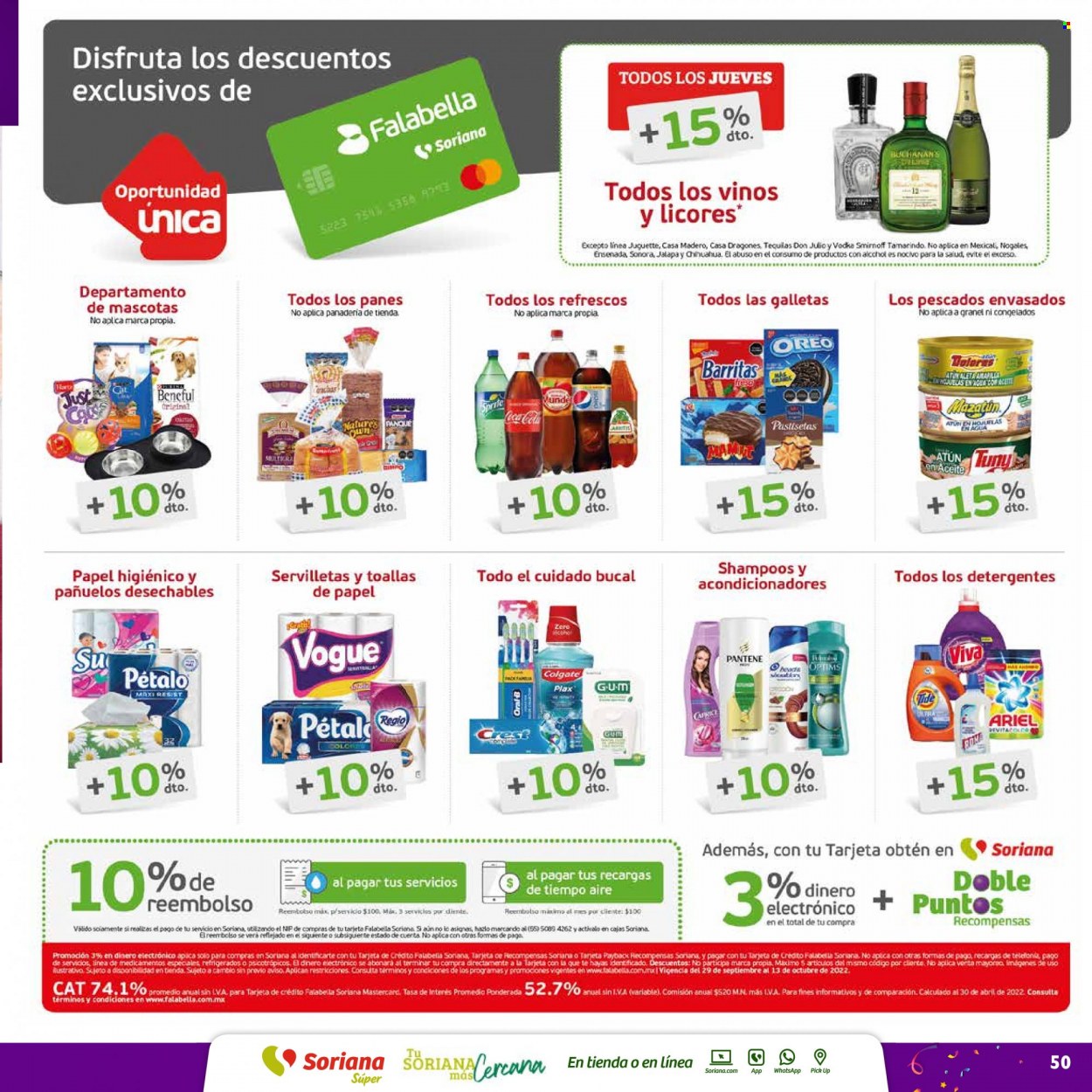 Catálogo Soriana Súper - 29.9.2022 - 13.10.2022. Página 50