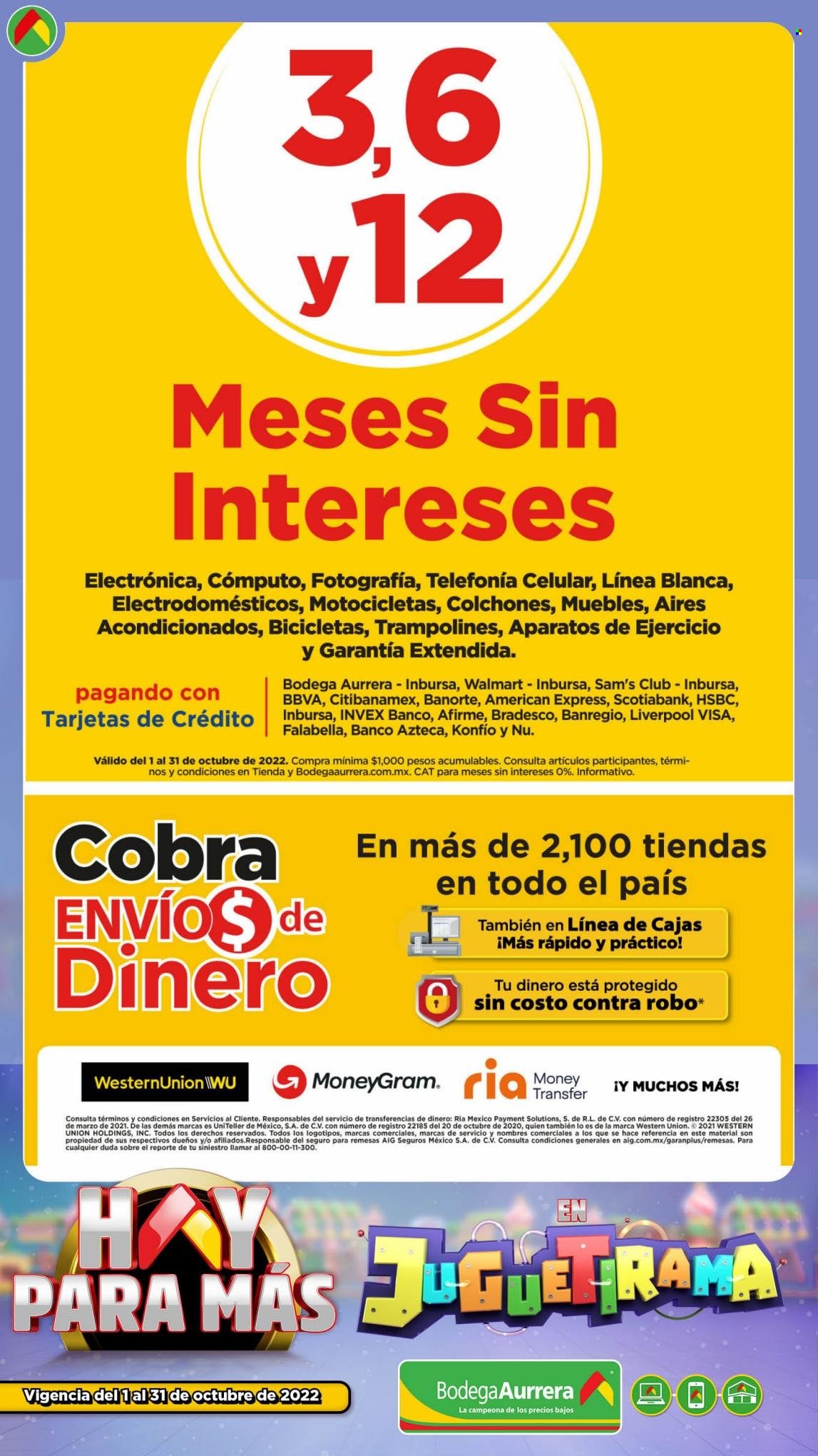Catálogo Bodega Aurrerá - 1.10.2022 - 31.10.2022. Página 6