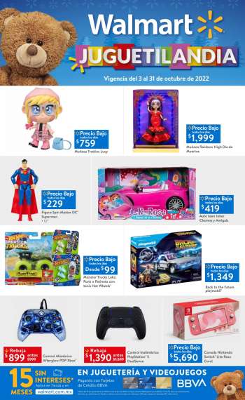 Folleto actual Walmart - 3.10.2022 - 31.10.2022.