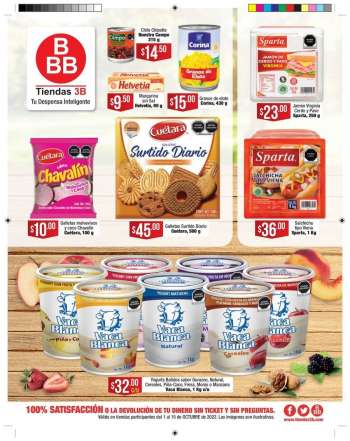 Folleto actual Tiendas 3B - 1.10.2022 - 15.10.2022.