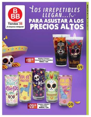 Folleto actual Tiendas 3B - 1.10.2022 - 31.10.2022.