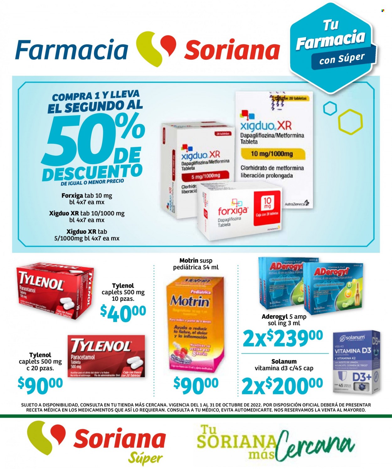 Catálogo Soriana Súper - 1.10.2022 - 31.10.2022. Página 1