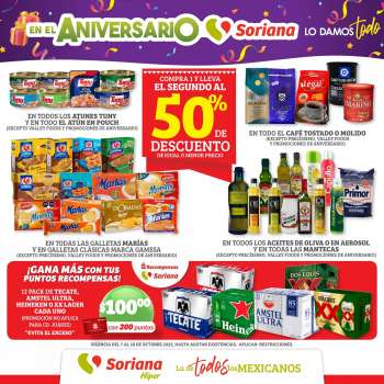 Folleto actual Soriana Híper - 7.10.2022 - 10.10.2022.
