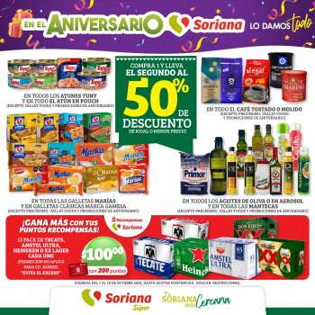 Folleto actual Soriana Súper - 7.10.2022 - 10.10.2022.