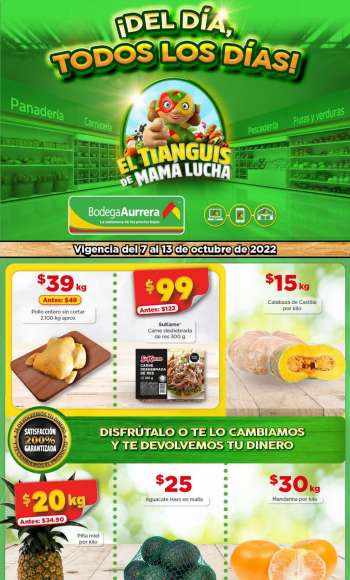 Folleto actual Bodega Aurrerá - 7.10.2022 - 13.10.2022.