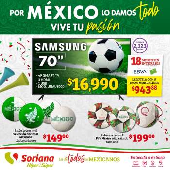 Folleto actual Soriana - 14.10.2022 - 26.10.2022.