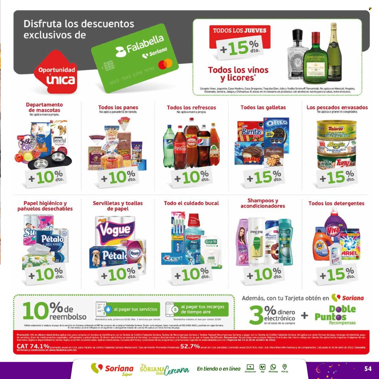 Catálogo Soriana Súper - 14.10.2022 - 26.10.2022. Página 54