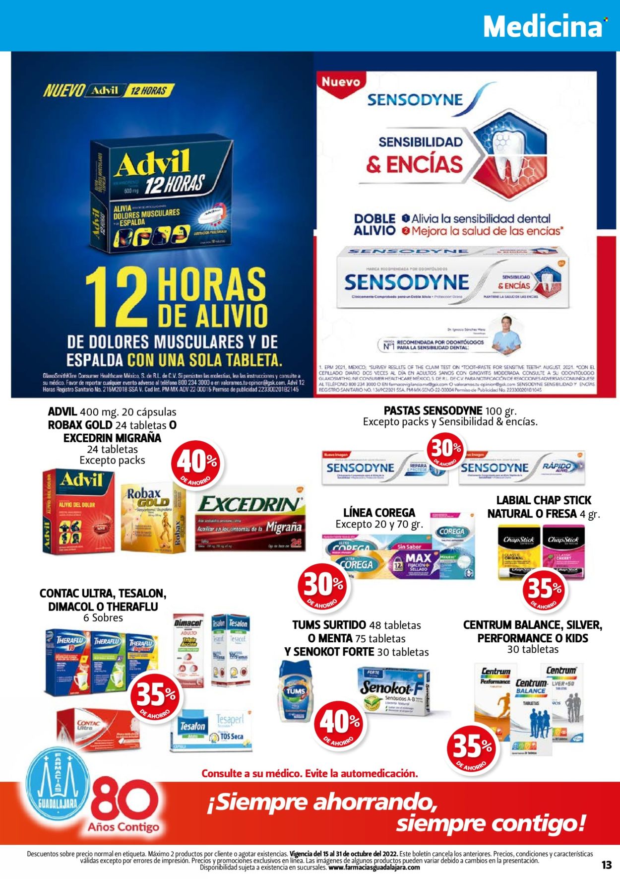 Catálogo Farmacias Guadalajara - 15.10.2022 - 31.10.2022. Página 13