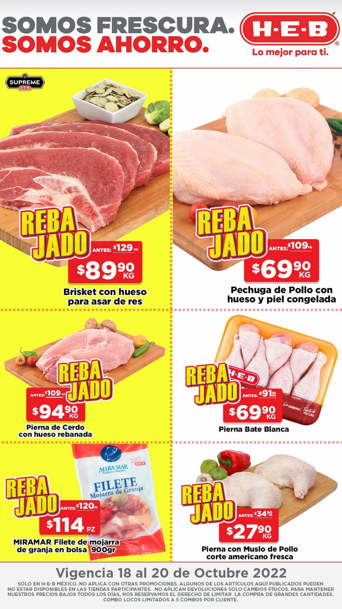 Catálogo H-E-B - 18.10.2022 - 20.10.2022. Página 1