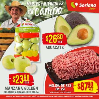 Folleto actual Soriana Híper - 18.10.2022 - 19.10.2022.