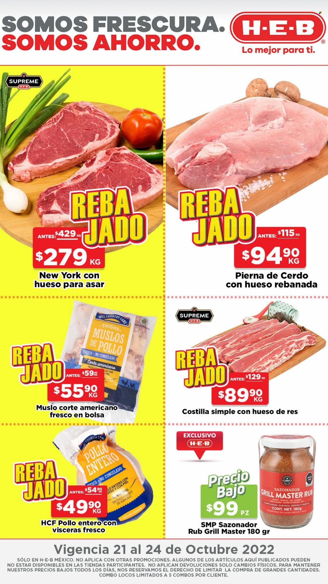 Catálogo H-E-B - 21.10.2022 - 24.10.2022. Página 1