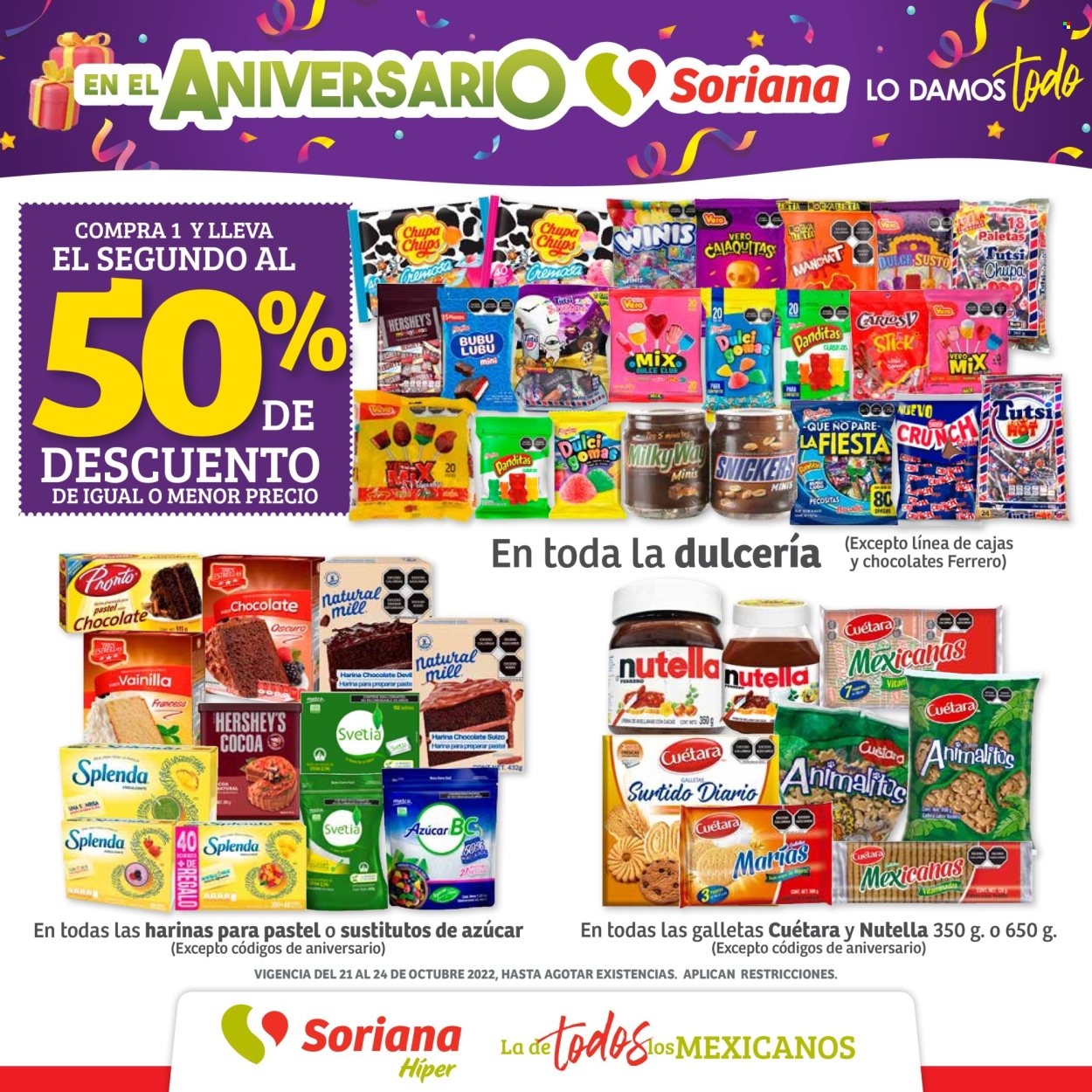 Catálogo Soriana Híper - 21.10.2022 - 24.10.2022. Página 1