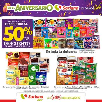Folleto actual Soriana Híper - 21.10.2022 - 24.10.2022.